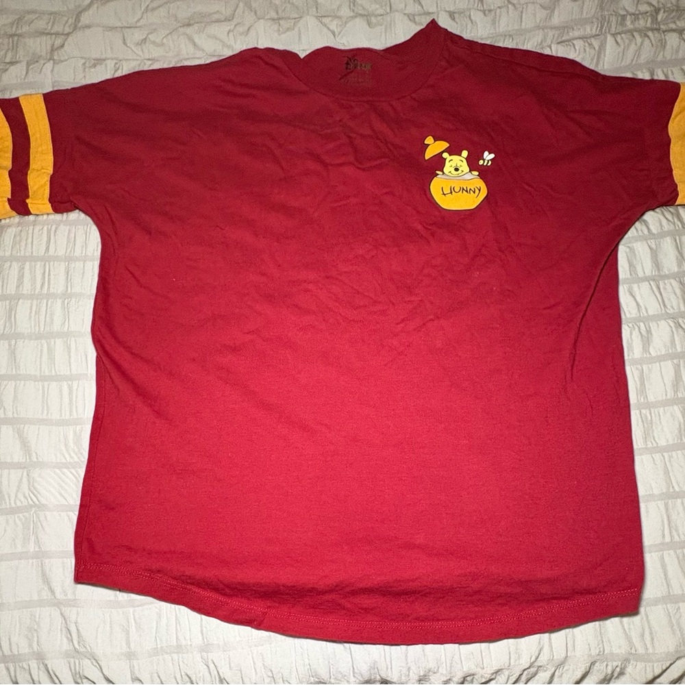 Disney Red Winnie the Pooh Long Sleeve
